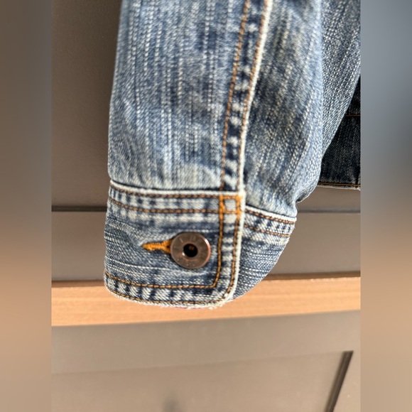 L.L.Bean Blue Denim Jacket Pink Corduroy Lining Details • M - Picture 13 of 14